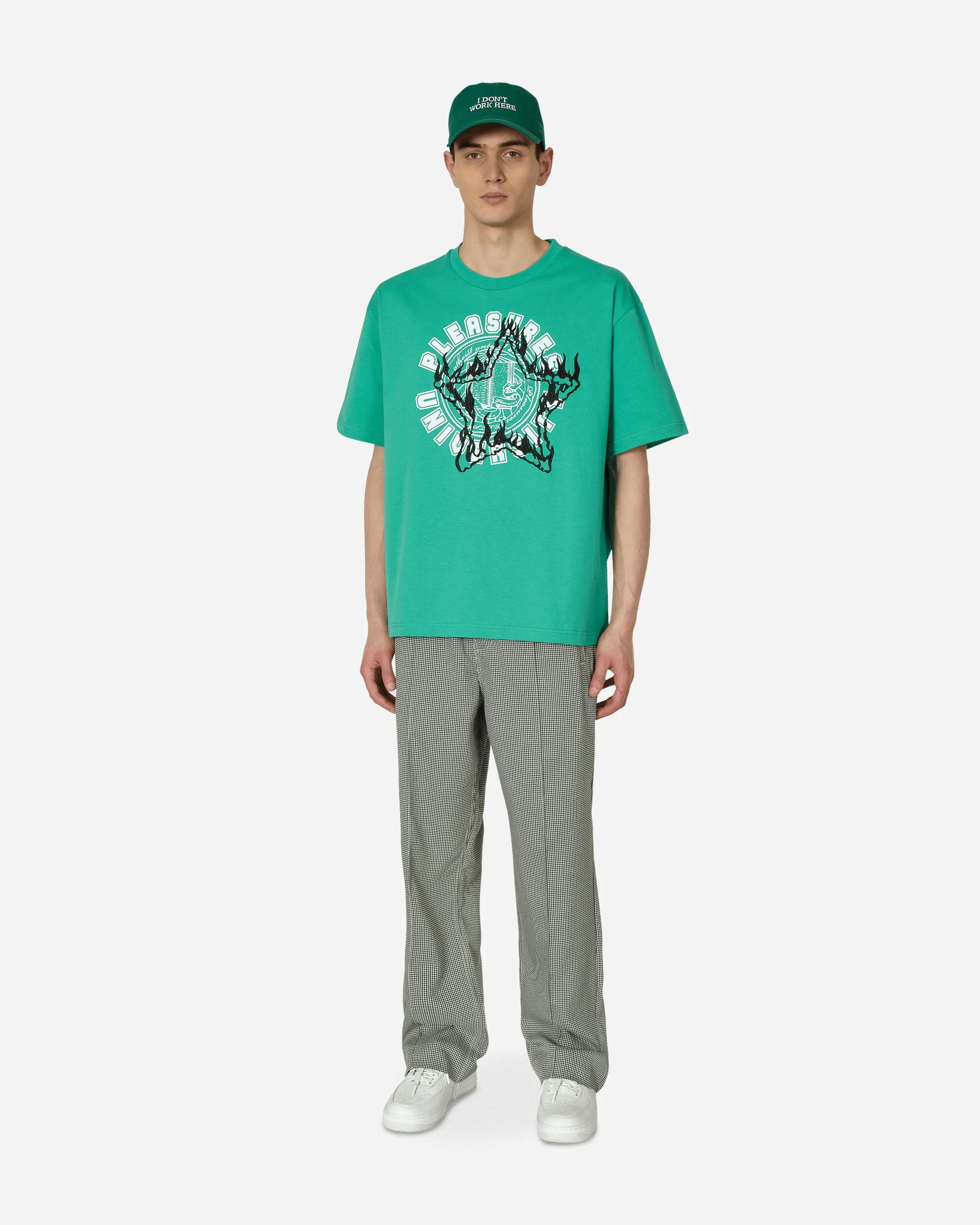 Universitäts Schwergewicht T-Shirt Grün
