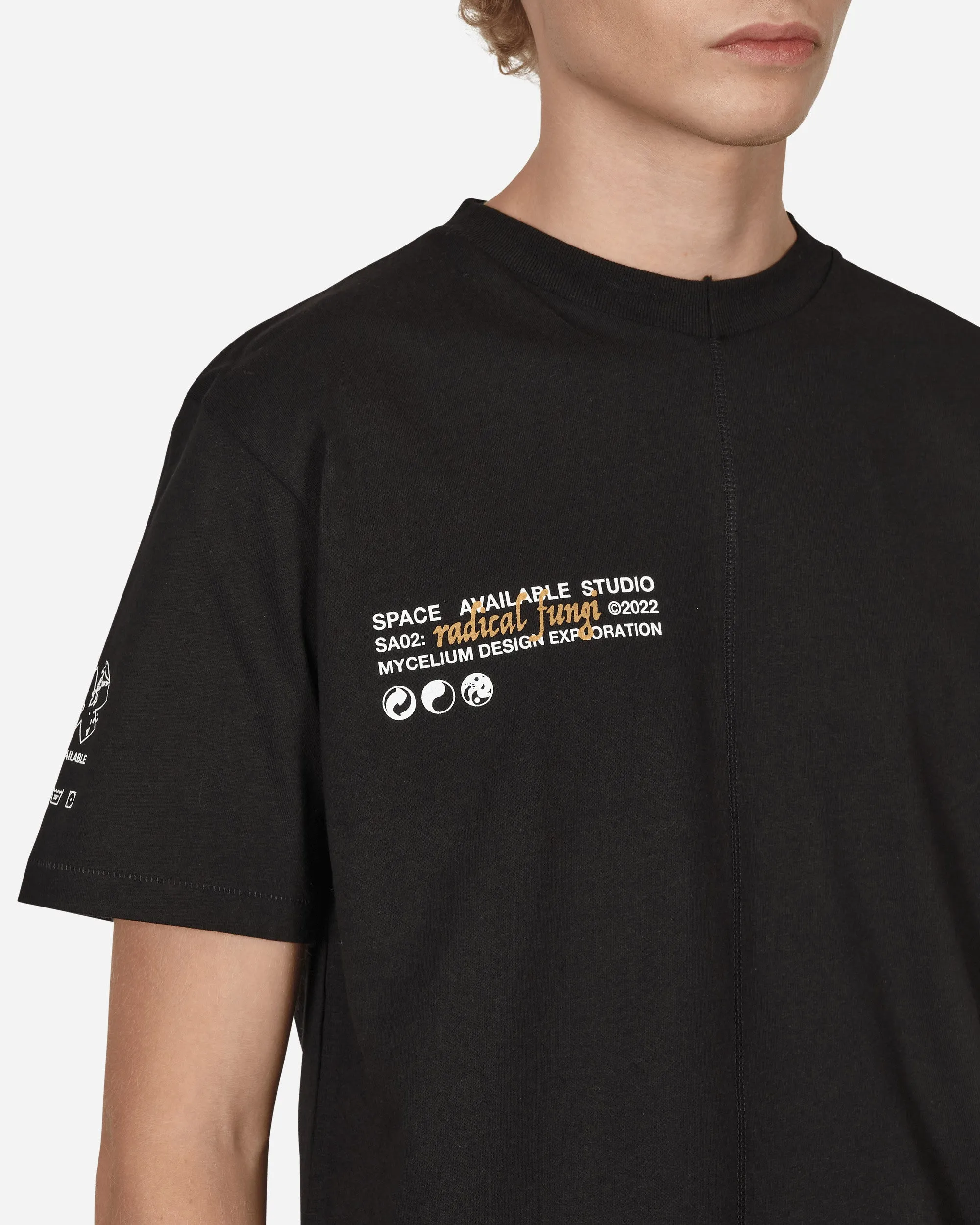 Upgecyceltes Case Study T-Shirt Schwarz
