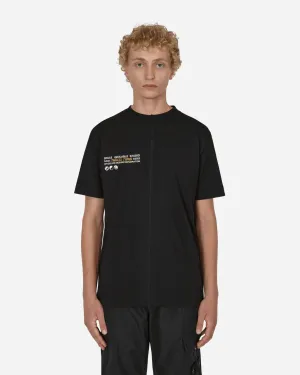 Upgecyceltes Case Study T-Shirt Schwarz