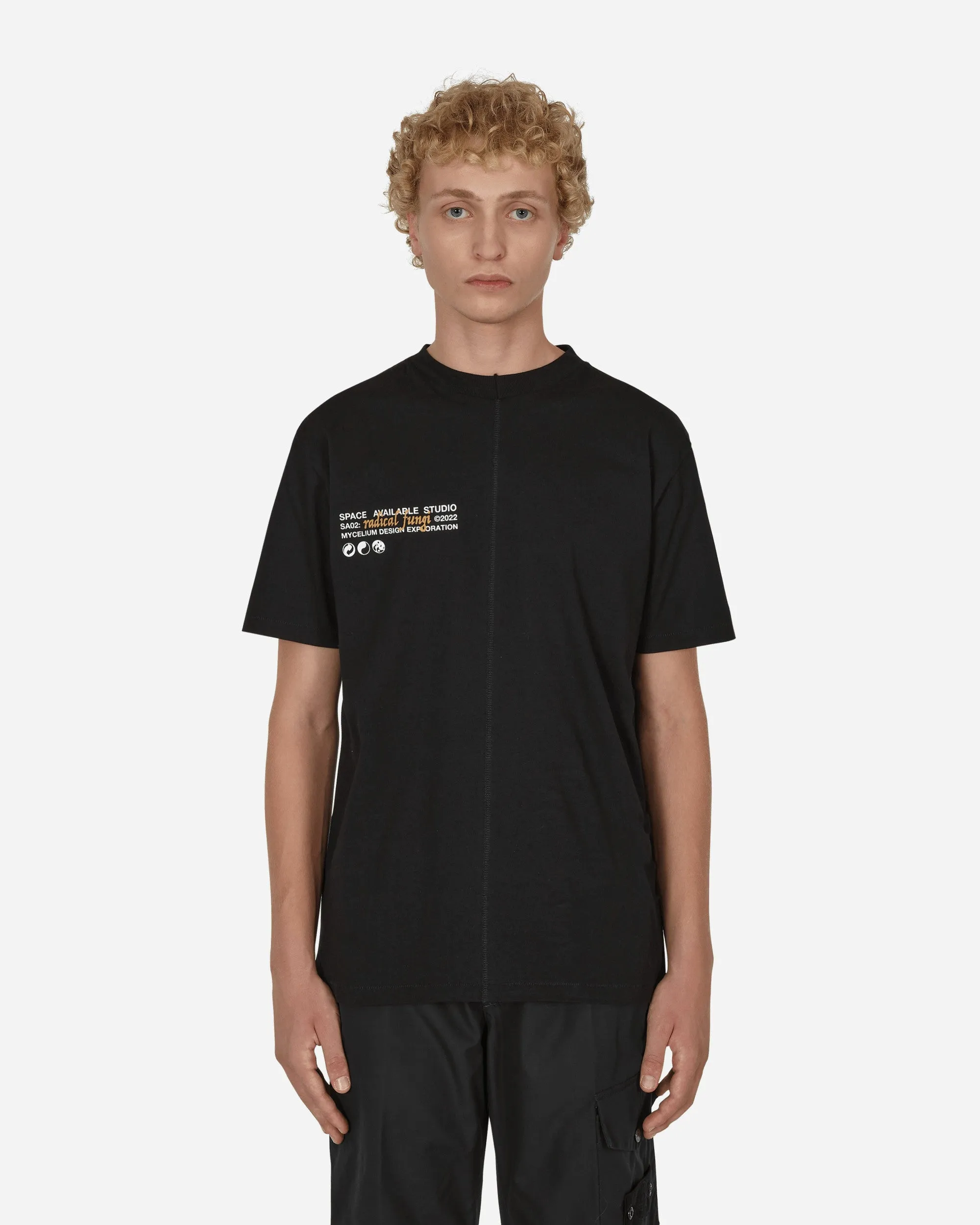 Upgecyceltes Case Study T-Shirt Schwarz
