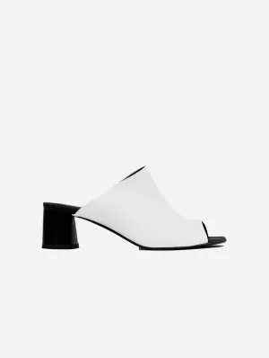 Uptown Desserto® Kaktusleder Vegane Mules | Weiß