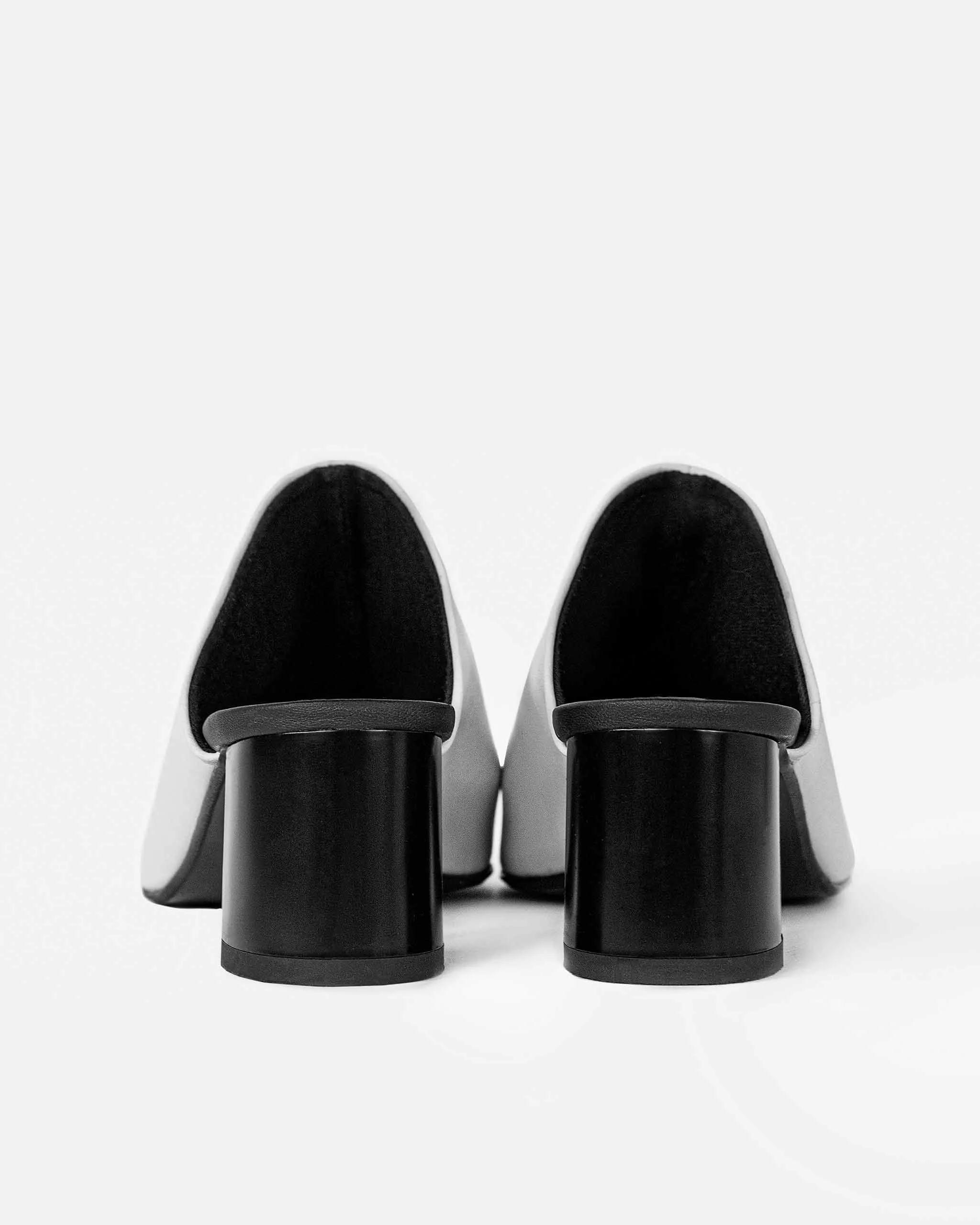 Uptown Desserto® Kaktusleder Vegane Mules | Weiß