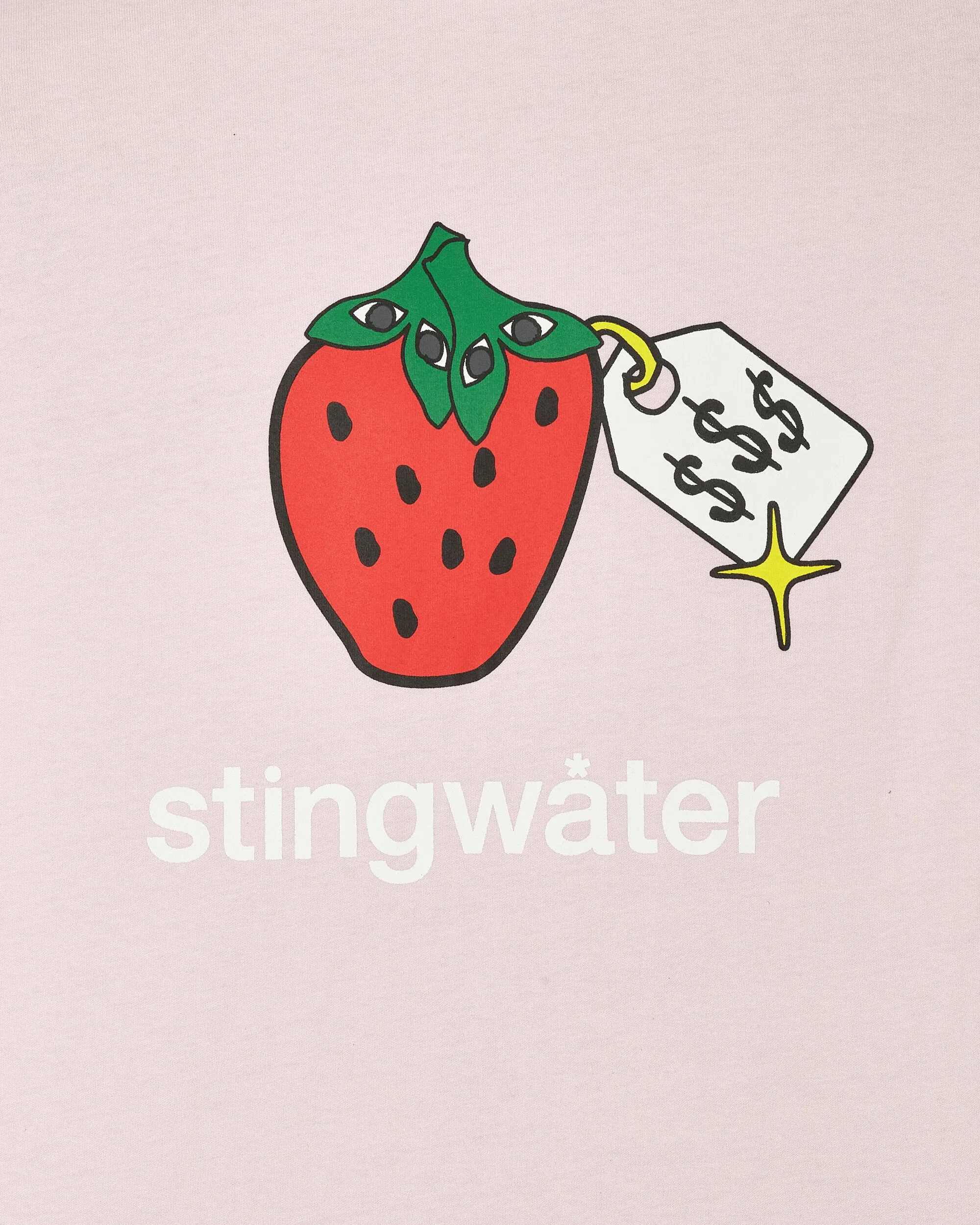 Sehr besonderes Bio-Erdbeer-T-Shirt Pink