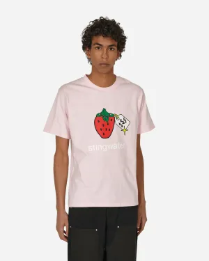 Sehr besonderes Bio-Erdbeer-T-Shirt Pink