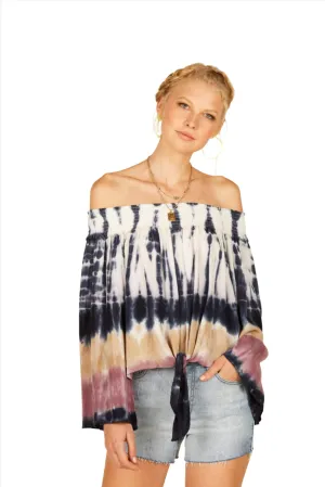 Vintage Havana Chunky Tie-Dye Oberteil A8558