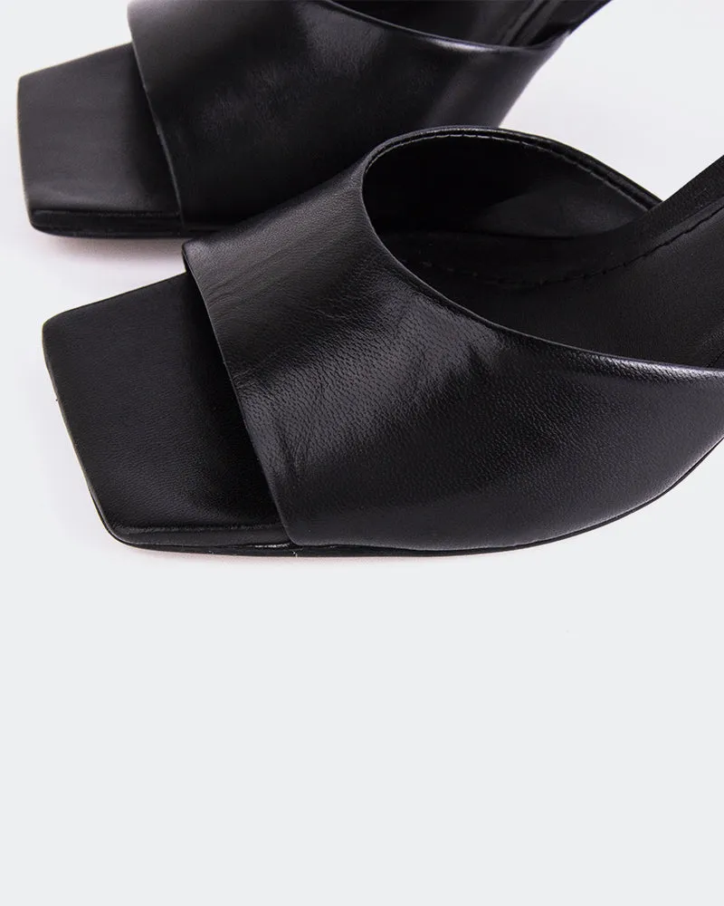 Visalia Schwarz Leder