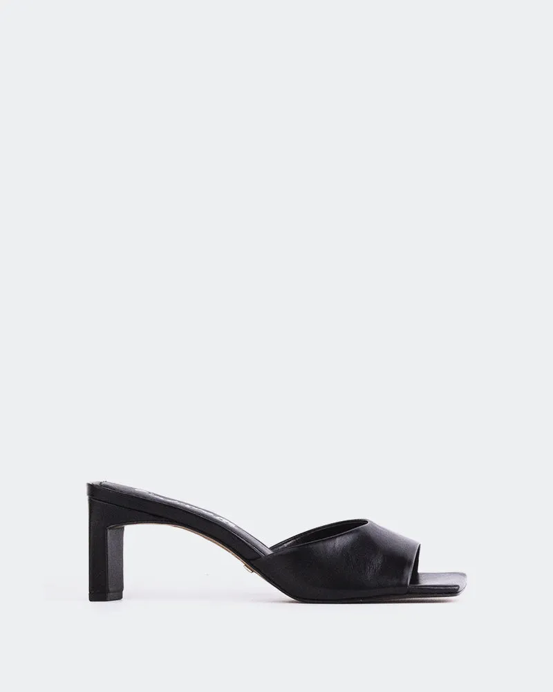 Visalia Schwarz Leder