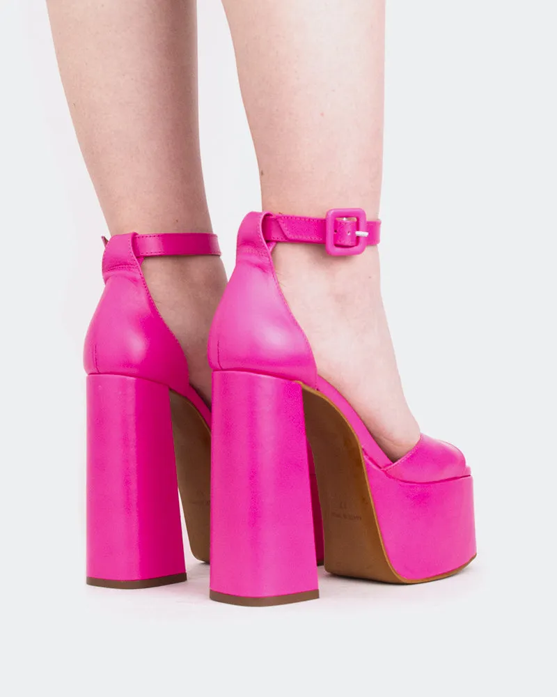 Walton Pink Leder/Rosa Leder