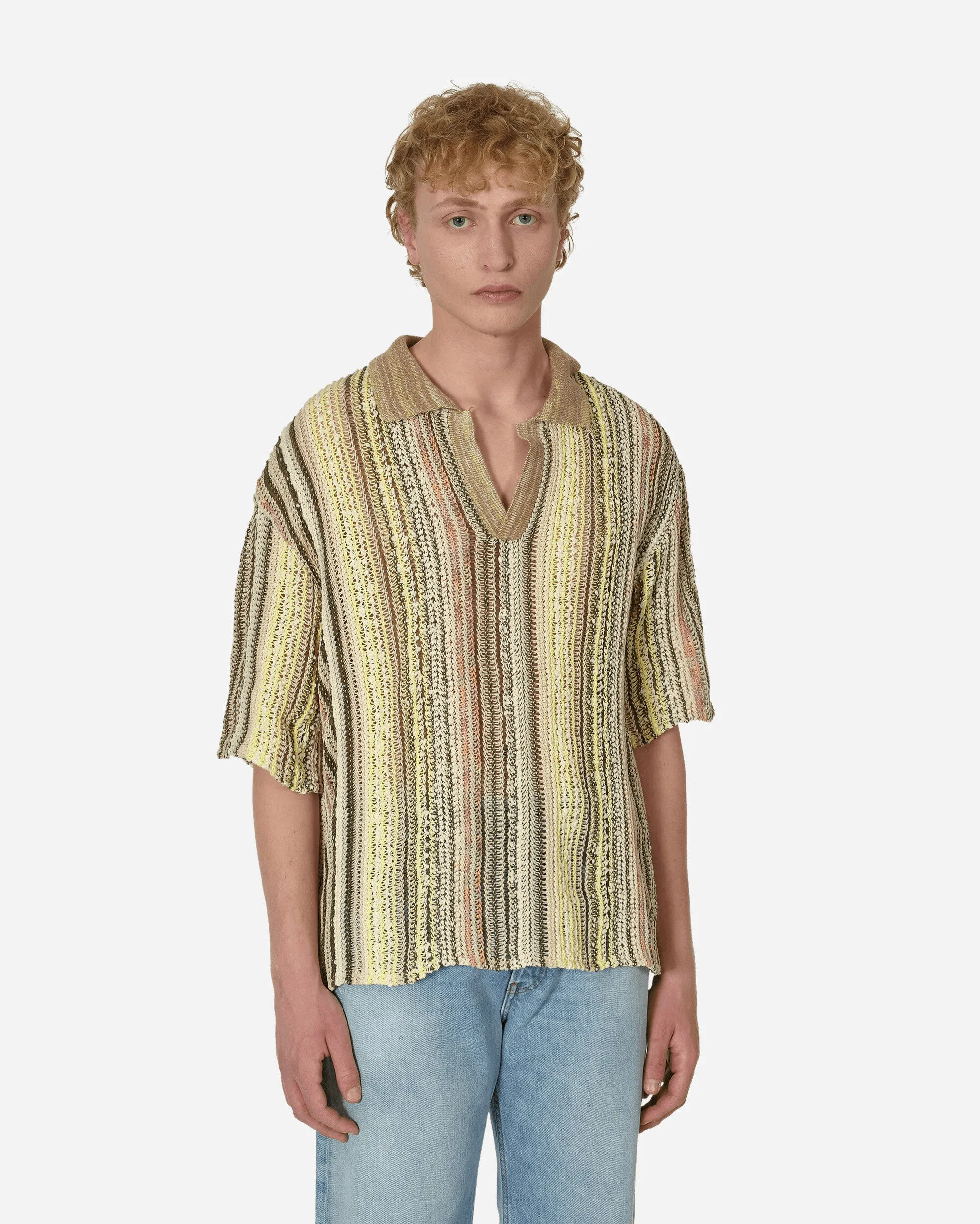 Warp Polohemd Hellbeige