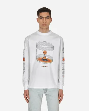 Whole Being Langarm T-Shirt Weiß