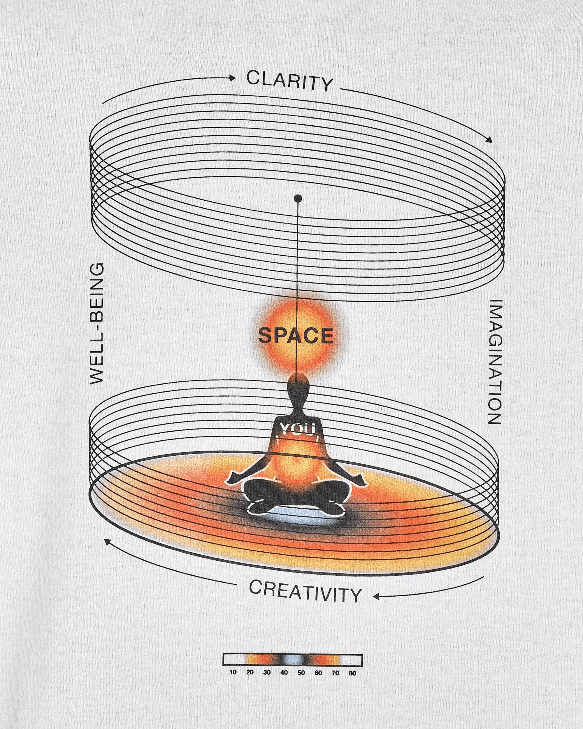 Whole Being Langarm T-Shirt Weiß
