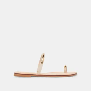 WINK WEITE SANDALEN KNOCHENLEDER