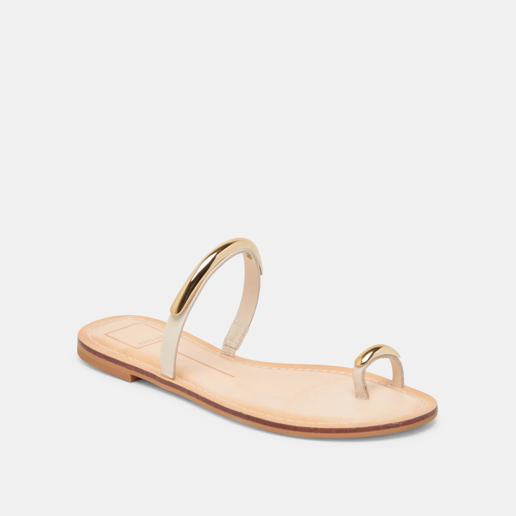WINK WEITE SANDALEN KNOCHENLEDER
