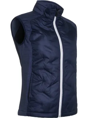Damen Dunes Hybrid Weste in Marineblau