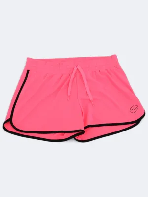 Damen Sportshorts mit Logo-Print, Rosa