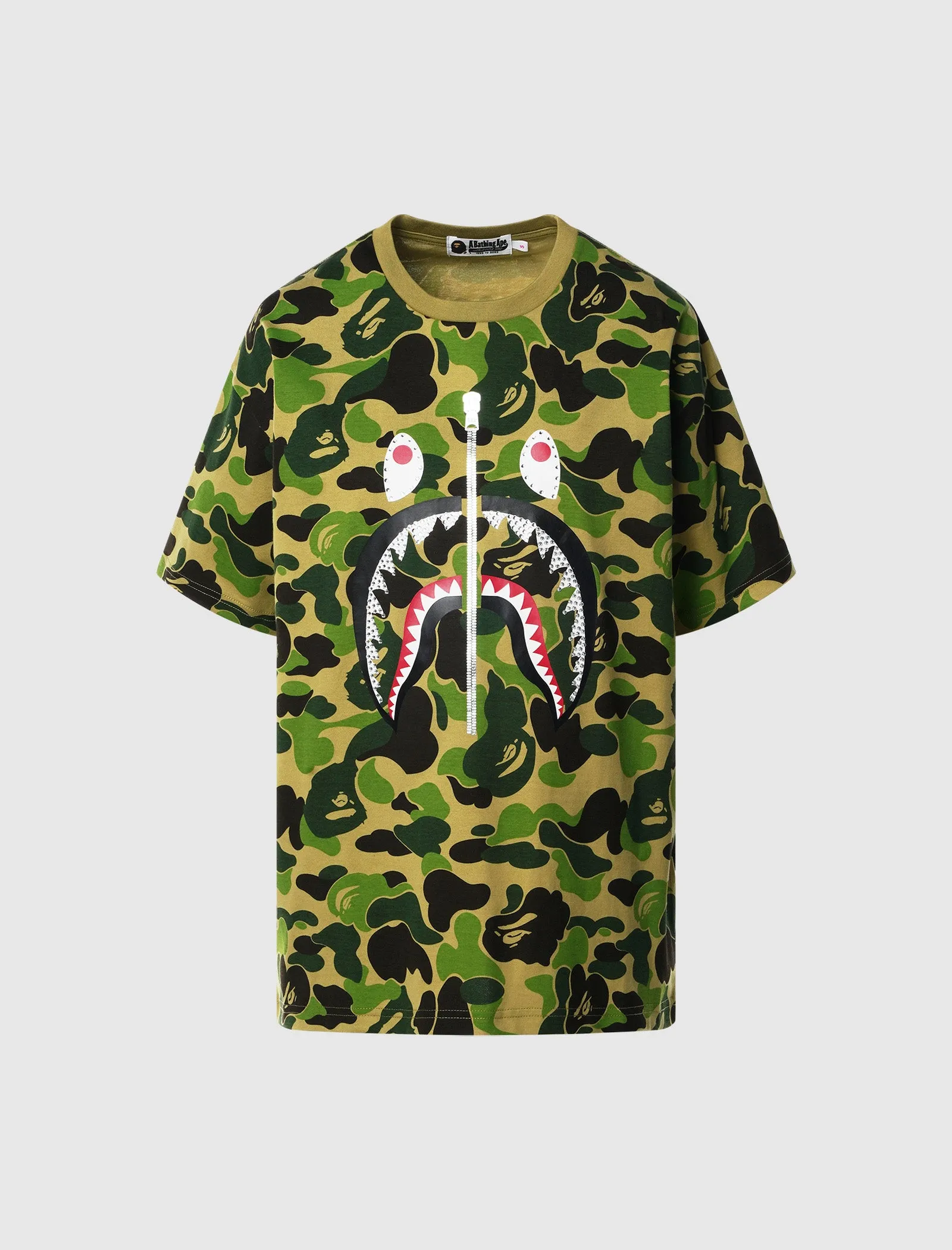 DAMEN CRYSTAL SHARK T-SHIRT