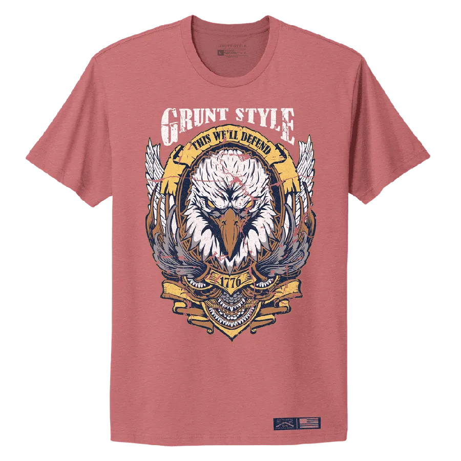 Damens Easy Rider Boyfriend Fit T-Shirt - Heather Mauve