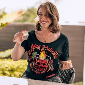 Frauen Muy Caliente lässiges T-Shirt - Schwarz