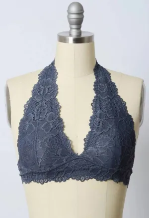 Frauen Mystik Bralette in Grau