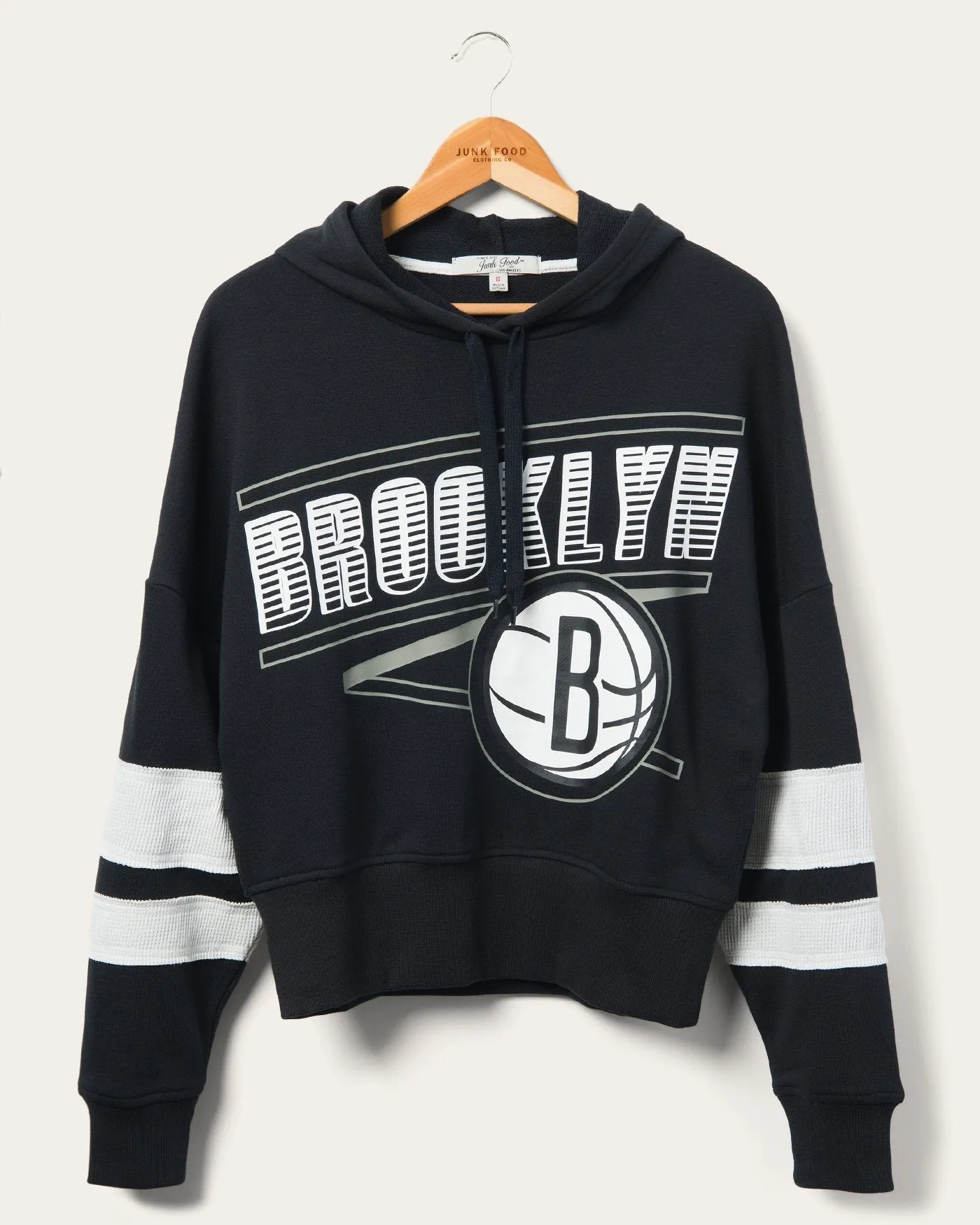 Damen Nets Overtime Gestreiftes Fleece Hoodie