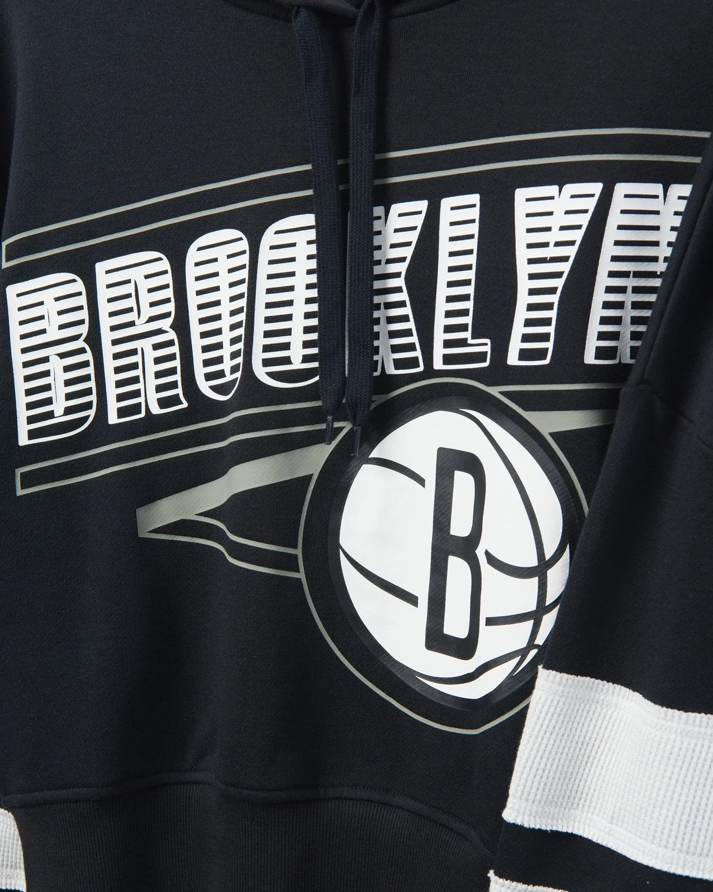 Damen Nets Overtime Gestreiftes Fleece Hoodie