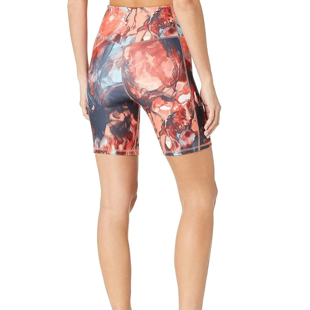 Damen High Waist Leggings mit Druck, Mehrfarbig