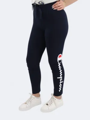 Damen Jogginghose mit Druck, Marineblau