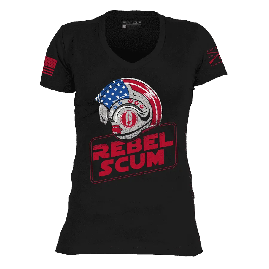 Women's Rebellion Lives V-Ausschnitt - Schwarz