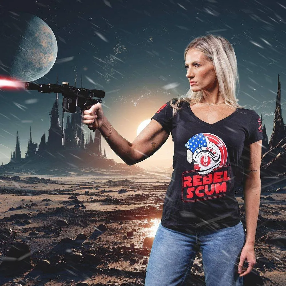 Women's Rebellion Lives V-Ausschnitt - Schwarz