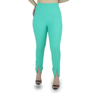 Damen Slim Fit Hose, Grün