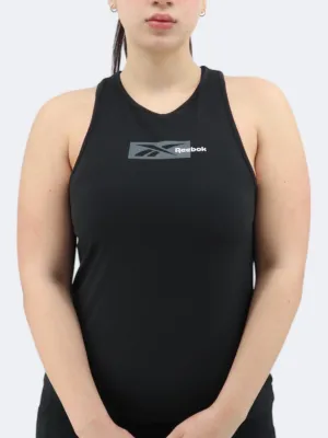 Damen-Sport-Tanktop, Schwarz
