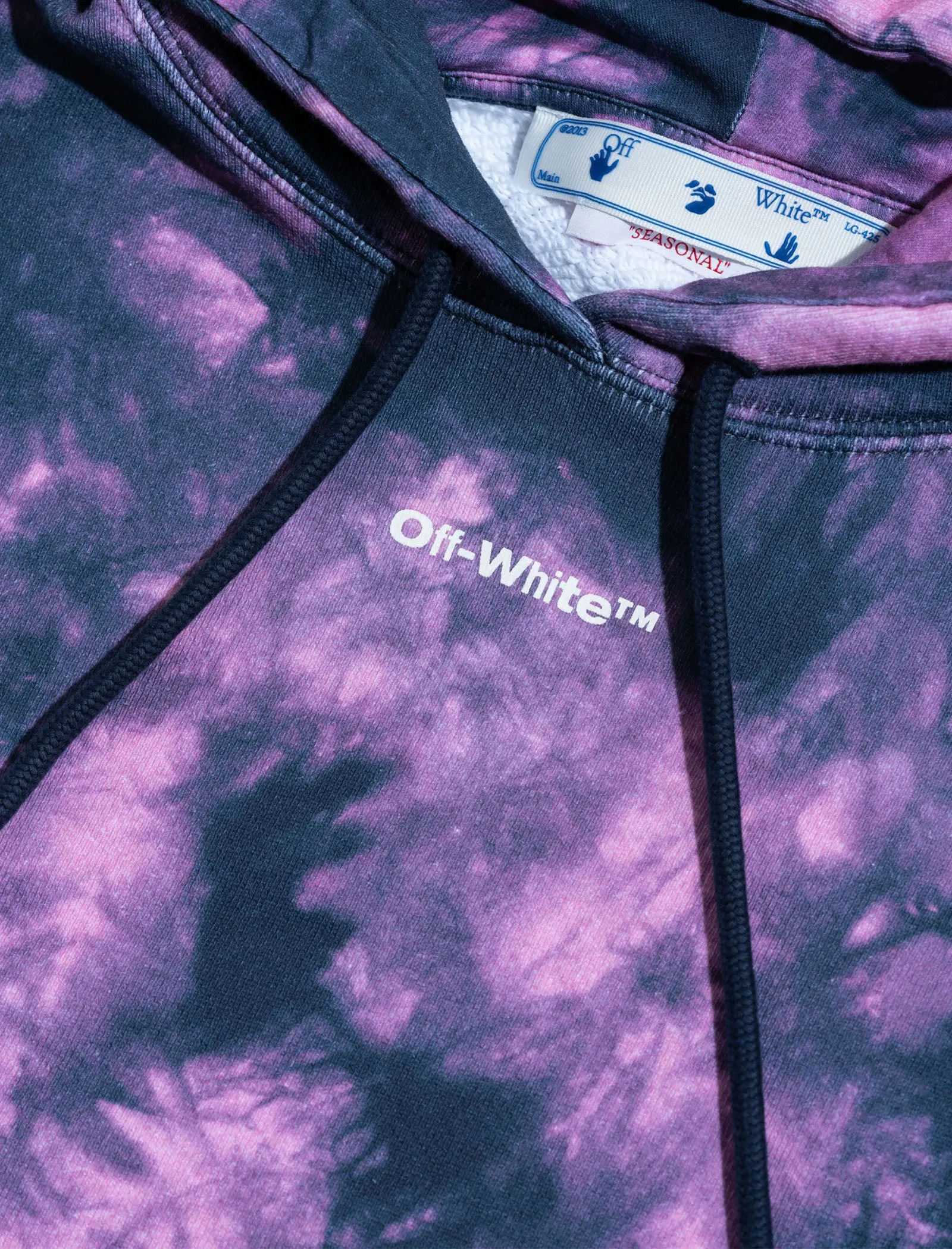 DAMEN TIE DYE PFEIL KAPUZENPULLOVER