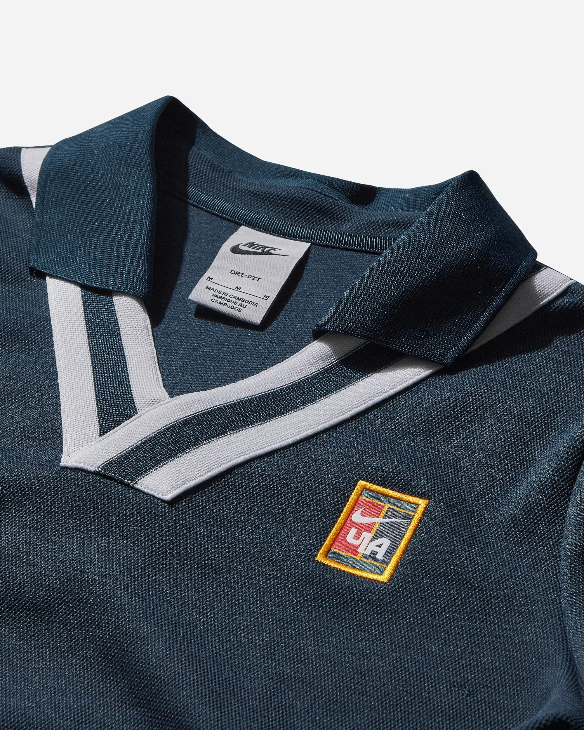 Yoon Ahn Damen-Kurzarmpolo in Marineblau