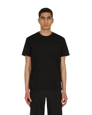 Reißverschluss-T-Shirt Schwarz